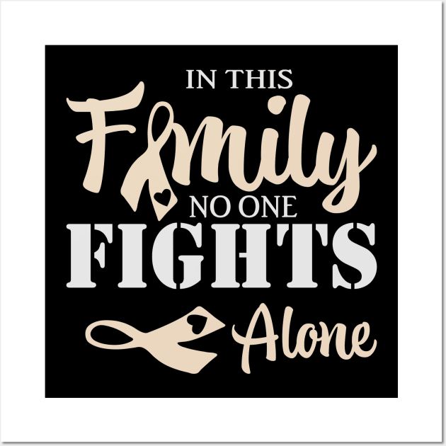 in this family no one fights alone Wall Art by busines_night